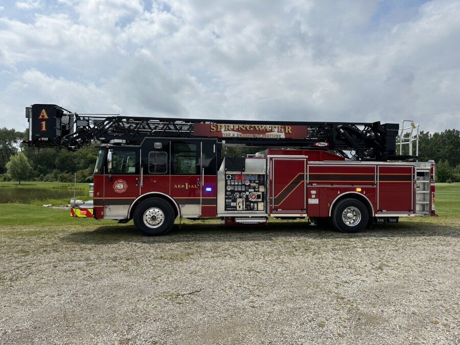 Pierce Enforcer 110' Ascendant Aerial Platform | Delivered Fire Trucks