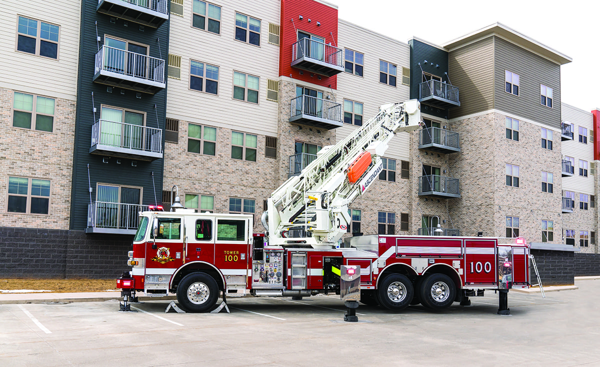 aerial fire truck