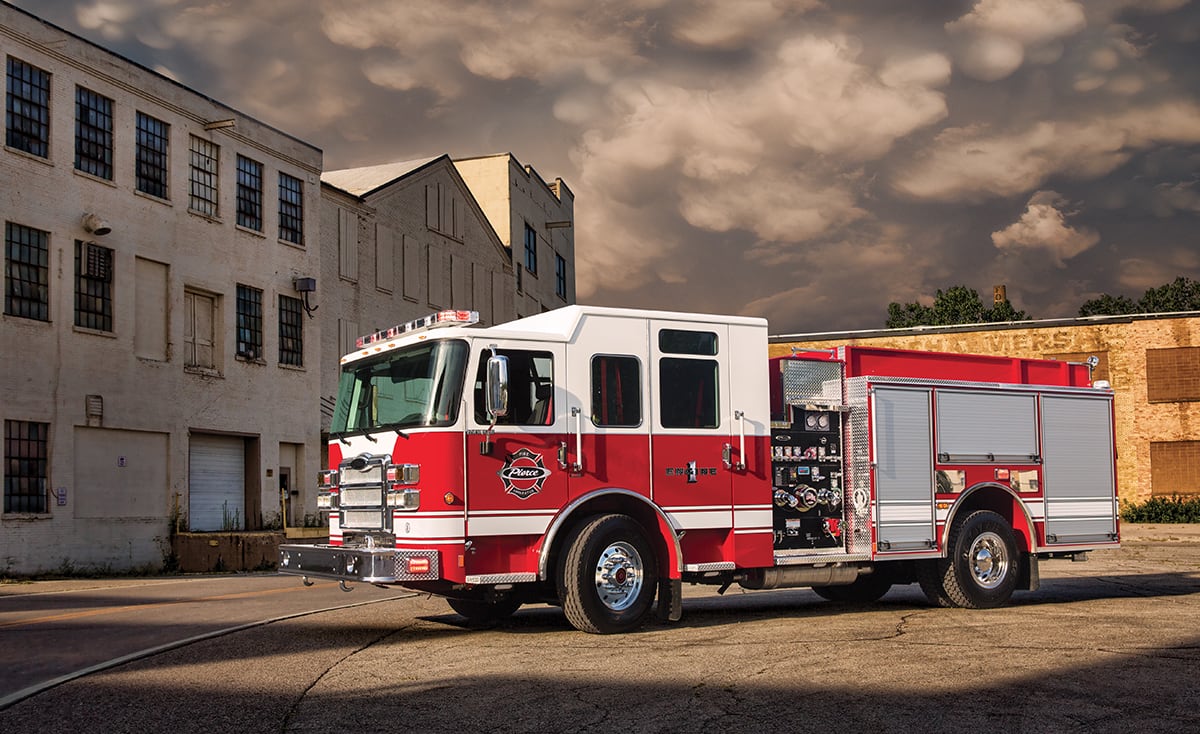 pierce pumper fire trucks