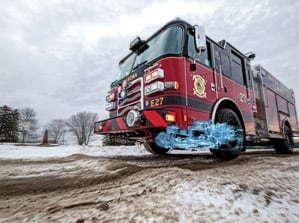 tak-4 independent suspension for aerial fire trucks